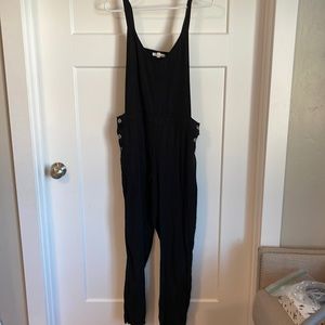 Black jumper overalls